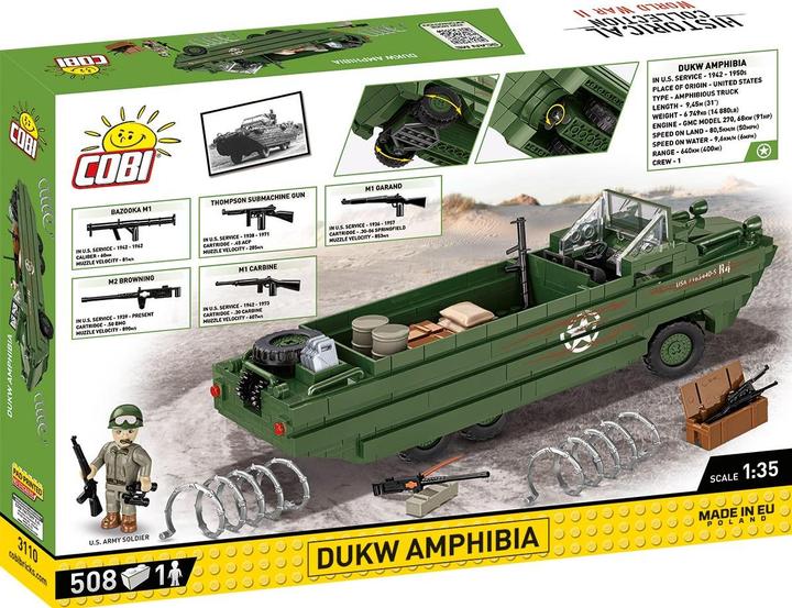Actual product image Cobi 3110 DUKW amphibia D-day