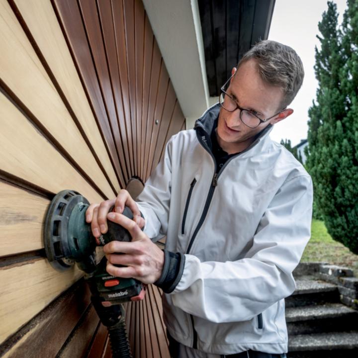 Image du produit Metabo SXA 18 LTX 150 BL Akku Exzenterschleifer 18 V 150 mm Brushless + 2x LiHD Akku 4,0 Ah +