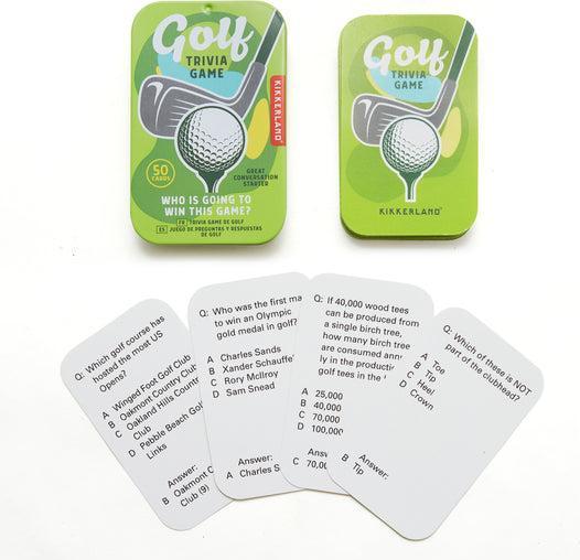 Produktbild Kikkerland Golf Trivia Game (Englisch)