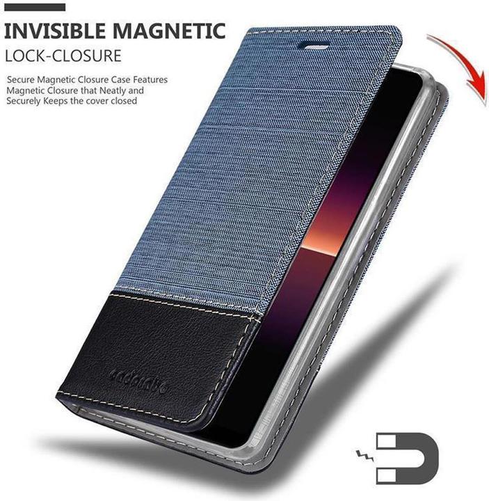 Produktbild Cadorabo Book Jeans Optik Cover (Sony Xperia L4)