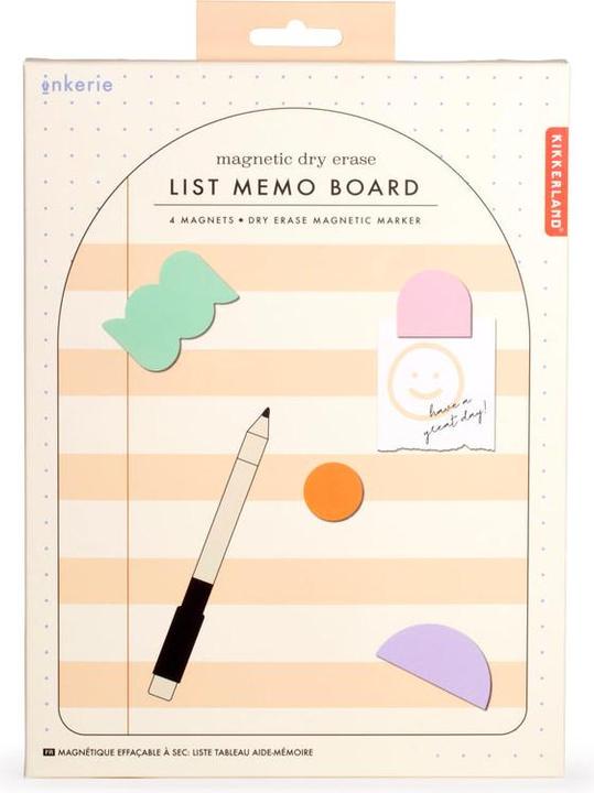 Actual product image Kikkerland Magnetic Memo Board Pink (Magnet board, 12 x 18 cm)