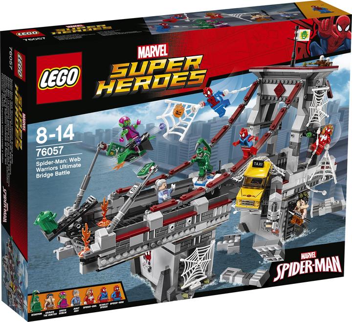 LEGO Spider-Man: Ultimate bridge duello dei guerrieri della ragnatela (76057, LEGO Marvel)