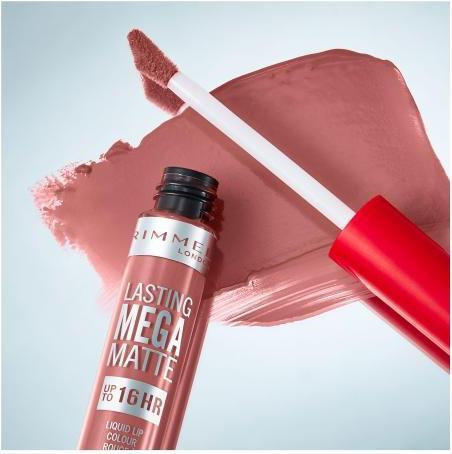 Actual product image Rimmel London Lasting Mega Matte Liquid Lip Colour (110 Blush)