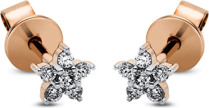 Actual product image Goldberg Diamant Stud earrings 18 ct RG+WG (White gold, Pink gold)