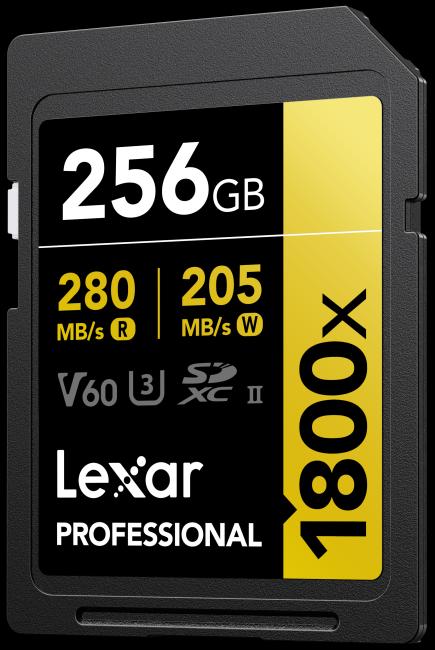 Produktbild Lexar Professional Gold Series (256 GB, SDXC, U3, UHS-II)