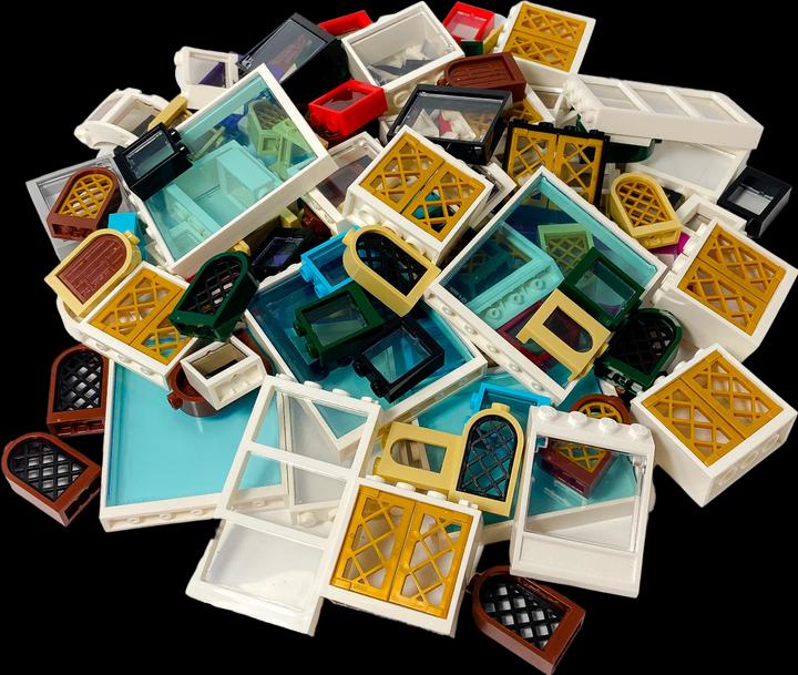 Immagine prodotto LEGO Finestre miste - 25 pezzi - Casa, edificio, città, paese - NUOVO (Accessori LEGO)