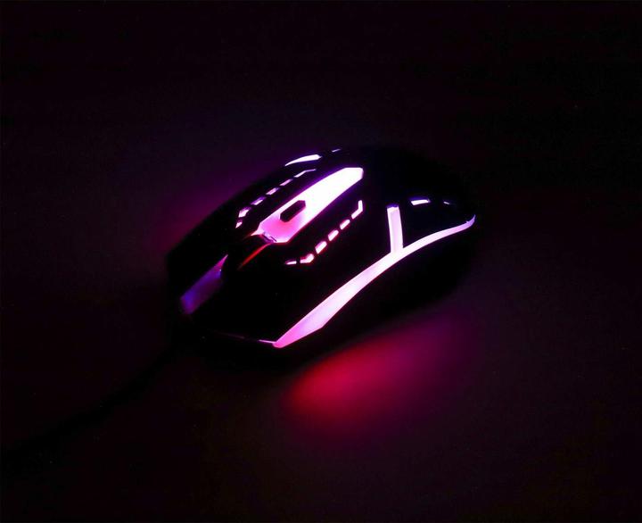 Actual product image Manhattan RGB LED Optical USB Gaming Mouse (Cable)