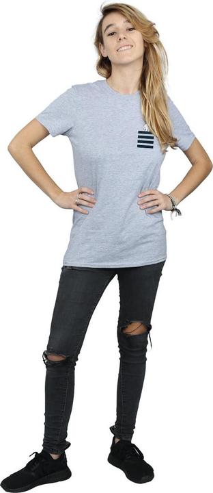 Produktbild Looney Tunes Tweety Pie Striped Faux Pocket TShirt (M)