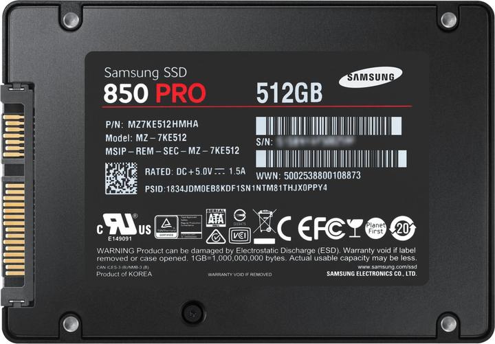 Actual product image Samsung 512GB SATA3 2.5" Basic SSD (512 GB, 2.5")