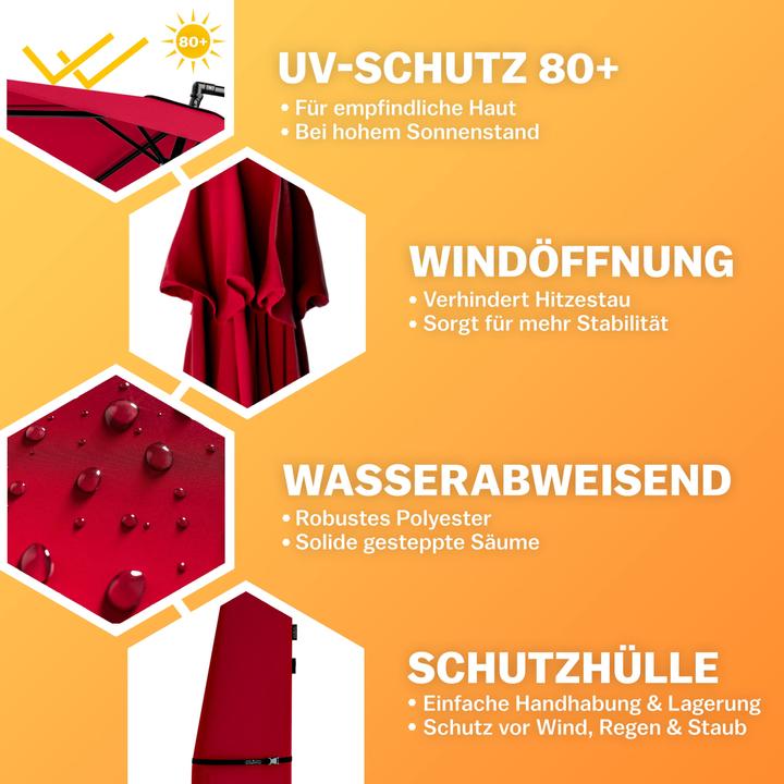 Produktbild Kingsleeve Ampelschirm 3,3m (3.30 m)