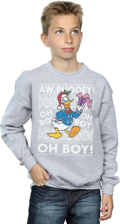 Produktbild Disney Donald Duck Christmas Fair Isle Sweatshirt Jungen (140, 146)