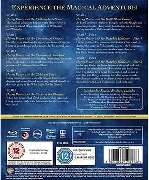 Produktbild Warner Bros Harry Potter - Complete 8-film Collection (Blu-ray, 2016, Englisch)