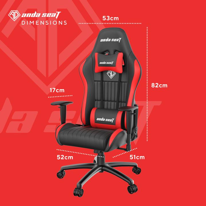 Image du produit Anda seaT Jungle noire et rouge