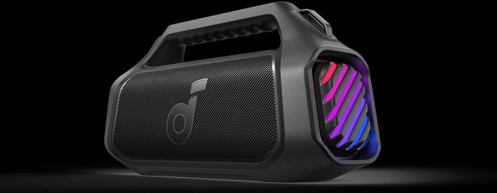 Image du produit soundcore Enceinte portable||Boom 2 Plus|Black|Portable/Wireless|A3134011 (20 h, Alimentation via port USB, Fonctionnement sur batterie)