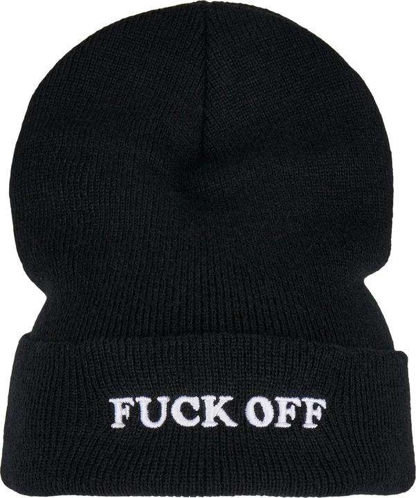 Actual product image Mister Tee Fuck Off Beanie - 15587 (One size)