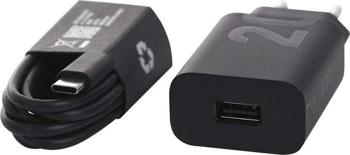 Actual product image Motorola Charger TurboPower 20W USB-A w/ 1m USB-C cable Black (20 W)