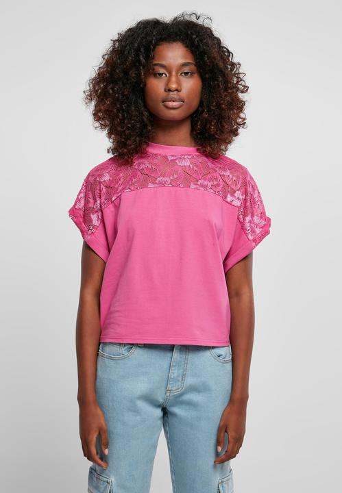 Image du produit Urban Classics Ladies Short Oversized Lace Tee - 12492 (4XL)