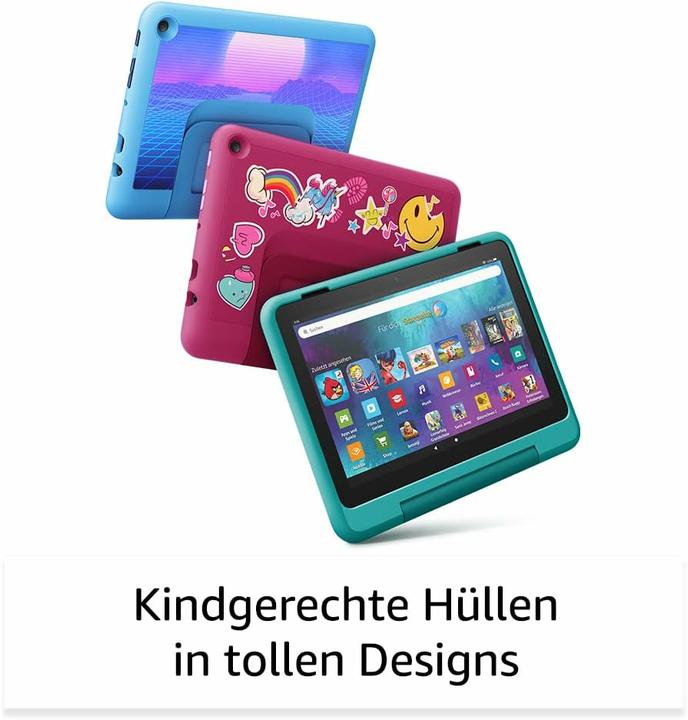 Produktbild Amazon Fire HD 8 Kids Pro (2022) inkl. Hülle (8", 32 GB, Cyber sky)