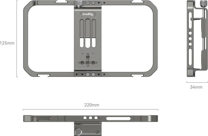 Immagine prodotto SmallRig Gabbia Universale per Smartphone 2791, dettaglio colore: nero (Gabbietta)