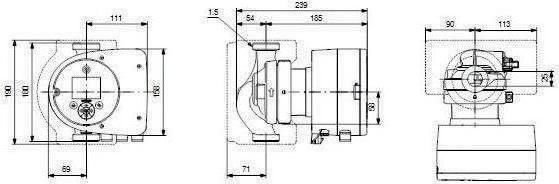 Produktbild Grundfos Elektronisch geregelte Umwlzpumpe MAGNA3 25-120 180 mm 1 1/2" 97924627