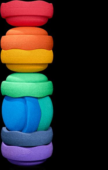 Actual product image Stapelstein Rainbow Classic
