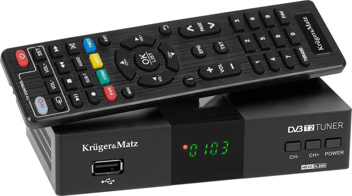 Image du produit Krüger&Matz Récepteur DVB-T2 H.265 HEVC Krüger & Matz