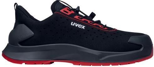 Actual product image Uvex Sports uvex 1 x-craft low shoes S1 PL 68023 black width 12 size 45 (S1P, 45)