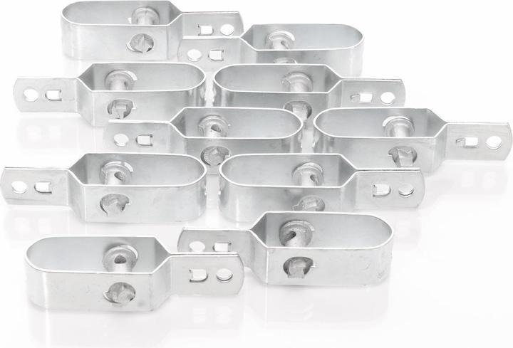 Actual product image Toboli 10 pcs Wire Tensioner Set Galvanised Wire Tightener Strainer Garden Wire Fence Cable Tool