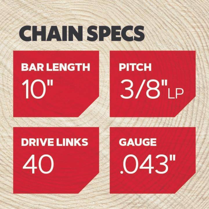 Actual product image Oregon Chain 3/8", 1.1 mm, 40 driving links, AdvanceCut, half chisel (Chainsaw, Chainsaw Sword)