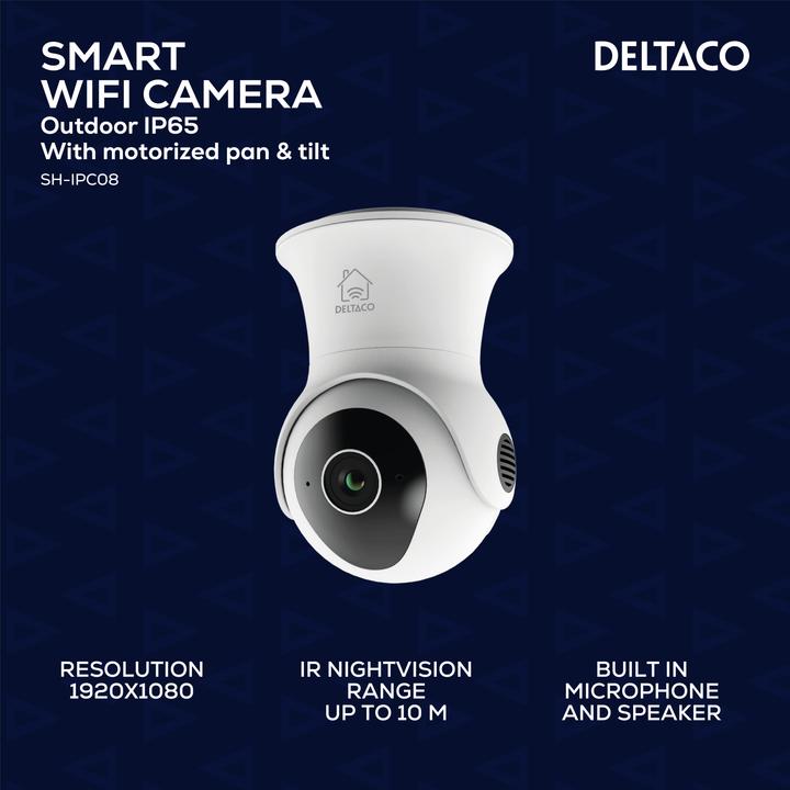 Actual product image Deltaco SH-IPC08 (1920 x 1080 Pixels)