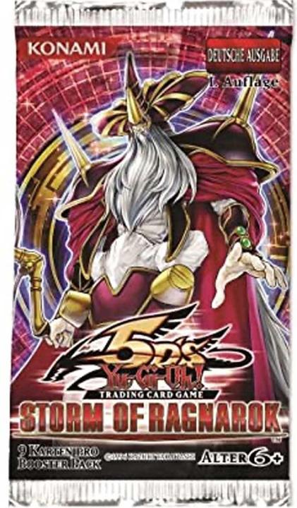 Actual product image Yu-Gi-Oh Storm of Ragnarok Booster -! (German, Booster Pack)