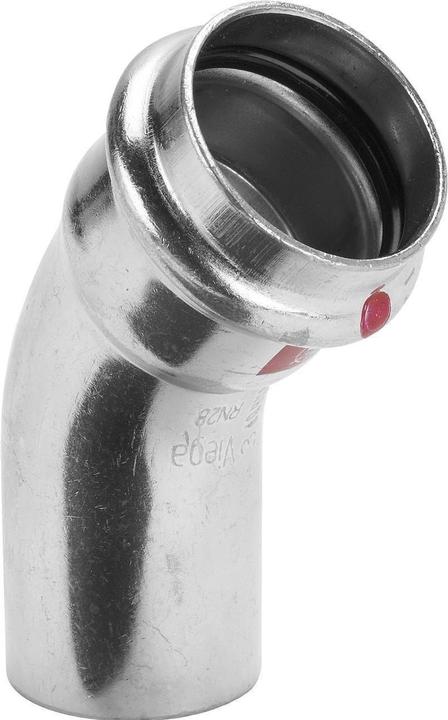 Viega Prestabo bend 45° 22 steel/galvanised, 558352