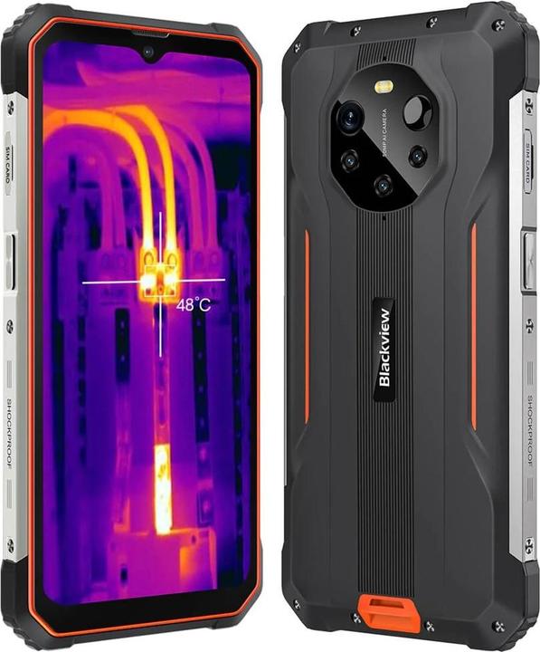 Produktbild Blackview BL8800 Pro (128 GB, Orange, 6.58", Dual SIM, 50 Mpx, 5G)