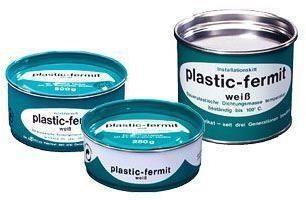 Actual product image Fermit Sealant PLASTIK- white 1000 g can (1 kg, White)