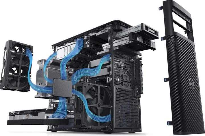 Actual product image Dell Precision 7865 Tower (AMD Ryzen ThreadRipper PRO 5945WX, 32 GB, 1000 GB, RTX A4000)