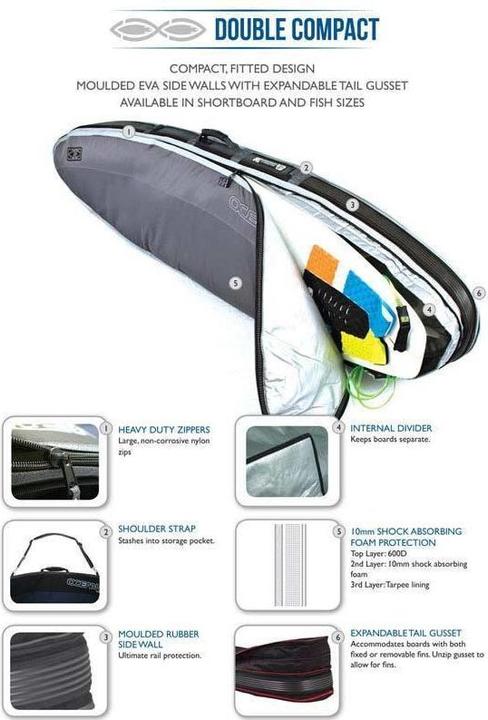 Produktbild Ocean & Earth 8 Triple Compact Shortboard Cover