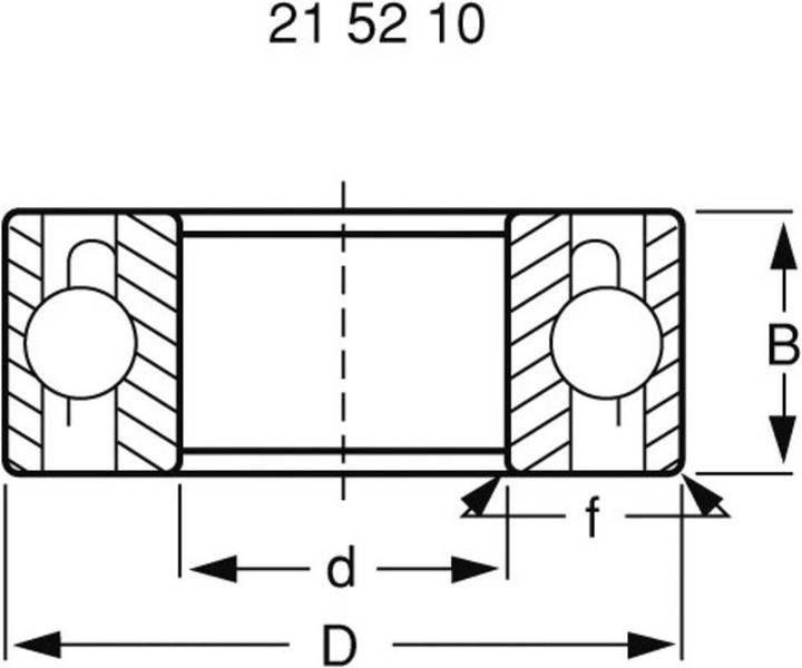 Produktbild Reely Kugellagerset für Tamiya TT-03 Chassis