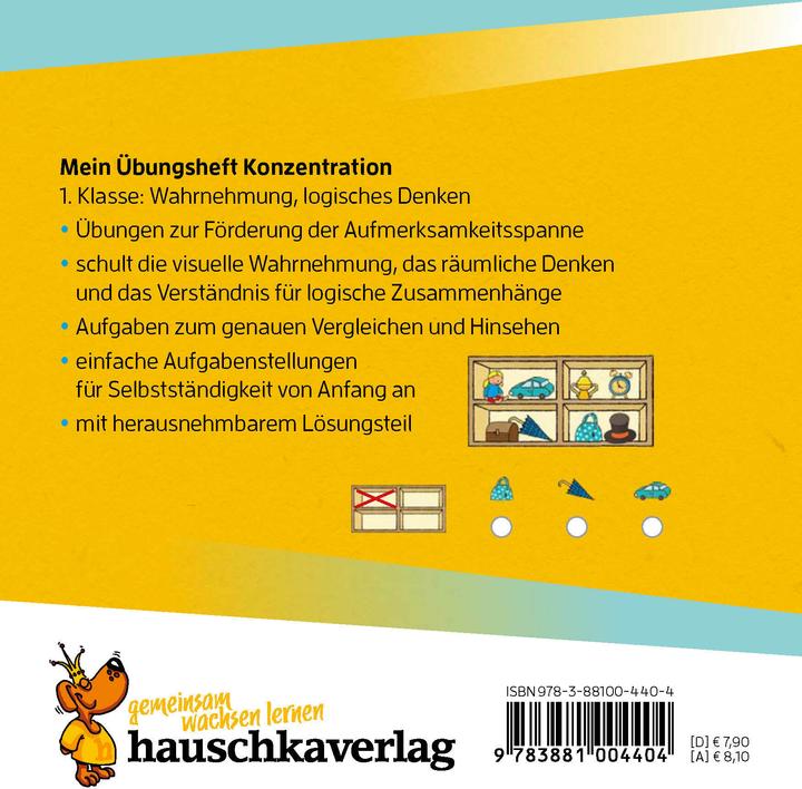 Actual product image Maier:My exercise book concentration - 1 (German, Maier, Ulrike, 2024)