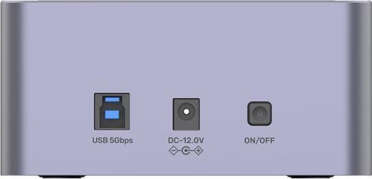 Produktbild Unitek Y-3026GY01-EU Disk Clone Station 2 x SATA 2 5 /3 5 USB 5Gbps (USB-B, 2 Ports)