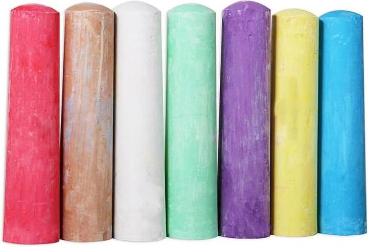 Actual product image Vedes Street paint chalk in a bucket (Multicoloured, 36 x)