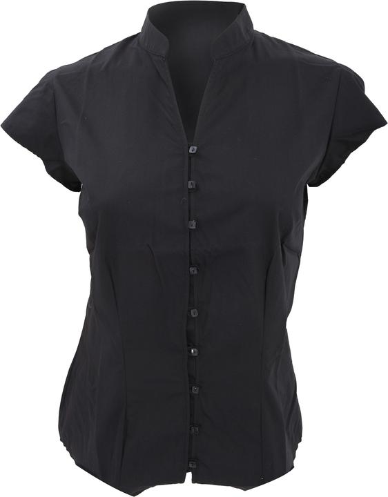 Kustom Kit Continental Bluse Mit Stehkragen (44)