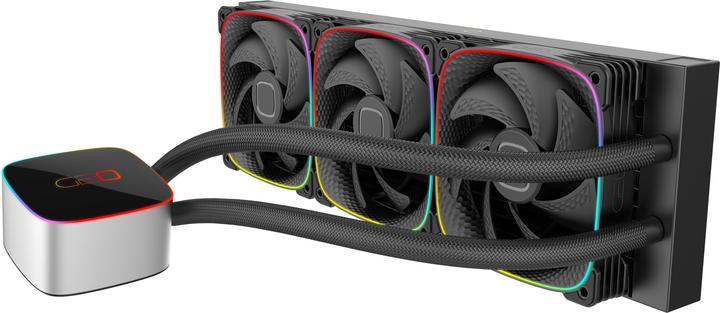 Actual product image Geometric Future Future Eiskimo Junior 36 AIO 360 mm CPU-waterkoeling, waterkoeling, ARGB,zwart, GEO-EJ-36