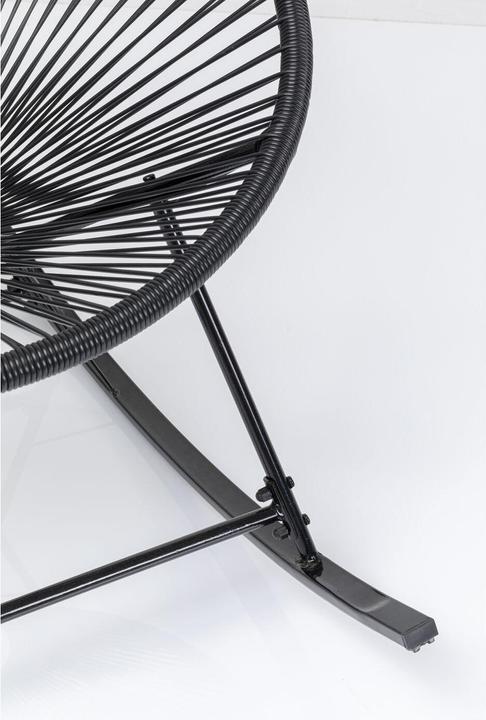Actual product image Kare Design Rocking Chair Acapulco Black