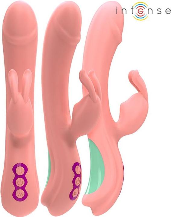 Actual product image Intense Rachel Rabbit Vibrator 5 Vibrations Pink