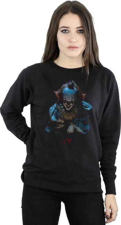 Actual product image Universal Textiles Womens/Ladies Pennywise Grin Cotton Sweatshirt (S)