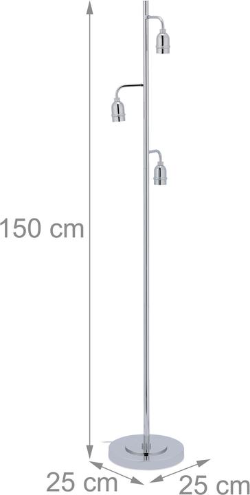 Actual product image Relaxdays Floor lamp (E27)