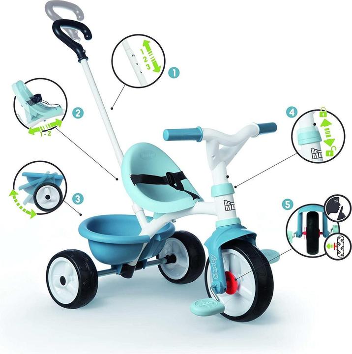 Produktbild Smoby Be Move Dreirad Blau