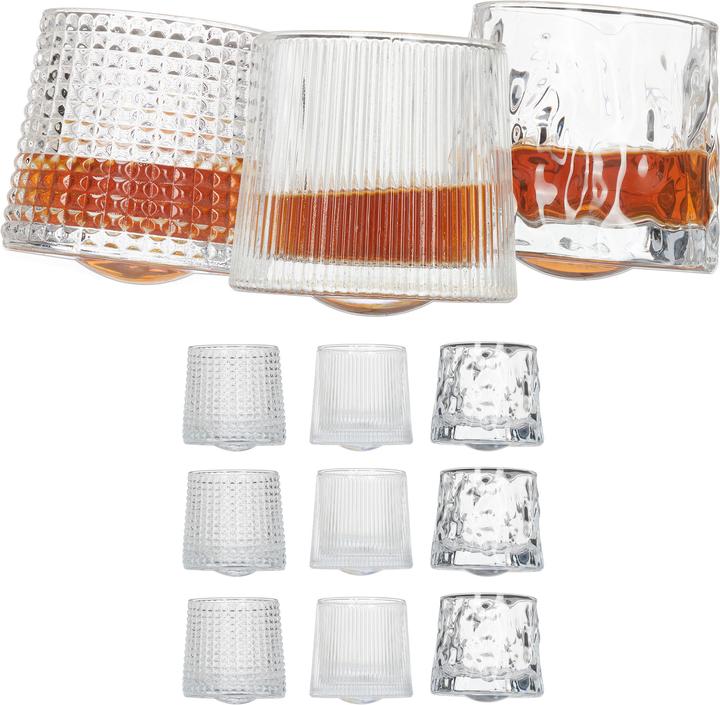 Produktbild Relaxdays 12x Whisky-Glas (1.50 dl, 12 x, Whiskygläser)