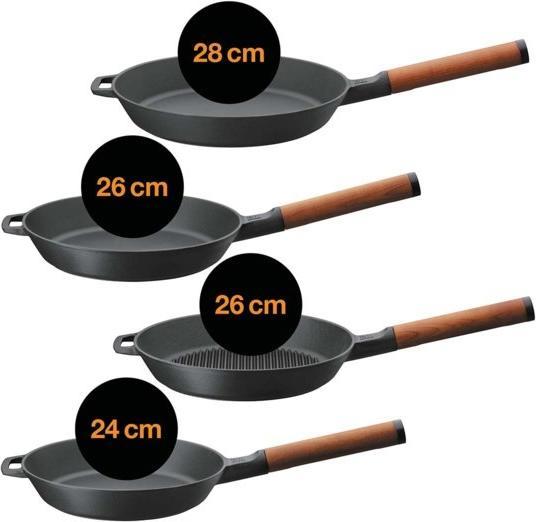 Actual product image Fiskars Norden frying pan, 28cm (28 cm, Frying pan, Cast iron)