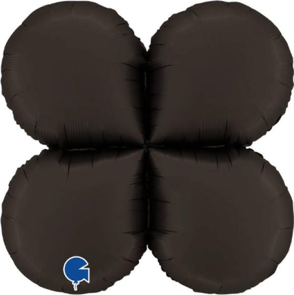 Produktbild Grabo Geschenkballon-Cluster Sockel Satin Schwarz (1 x)